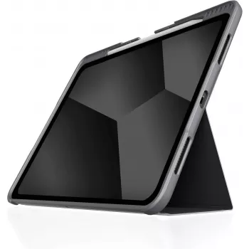 STM Dux Plus Folio for iPad Pro 11-inch / iPad Air 4th/5th Gen - Black/Transparent