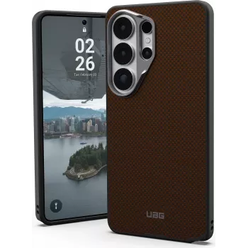 UAG Urban Armor Gear FIBR ARMR Case with Magnetic Module for Samsung Galaxy S26 Ultra - Orange/Charcoal