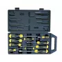 STANLEY Cushion Grip Screwdriver Set 10 Pieces (Flat + Phillips + Pozi + Stubby)