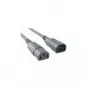 Bachmann Power Extension Cable IEC C14 to C13 1.0m Grey (356.902)