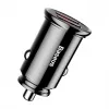 Baseus Circular 2xUSB QC3.0 5A 30W Car Charger (Black)