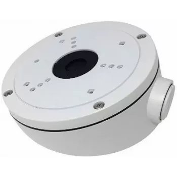 Hikvision DS-1281ZJ-S Junction Box for Dome/Turret Cameras, White, Aluminum Alloy