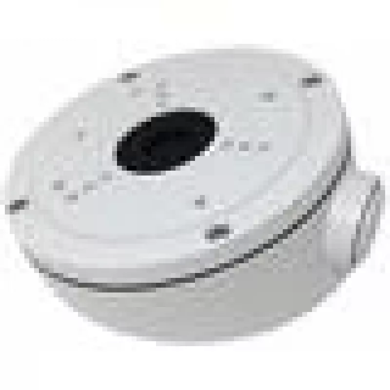 Hikvision DS-1281ZJ-S Junction Box for Dome/Turret Cameras, White, Aluminum Alloy