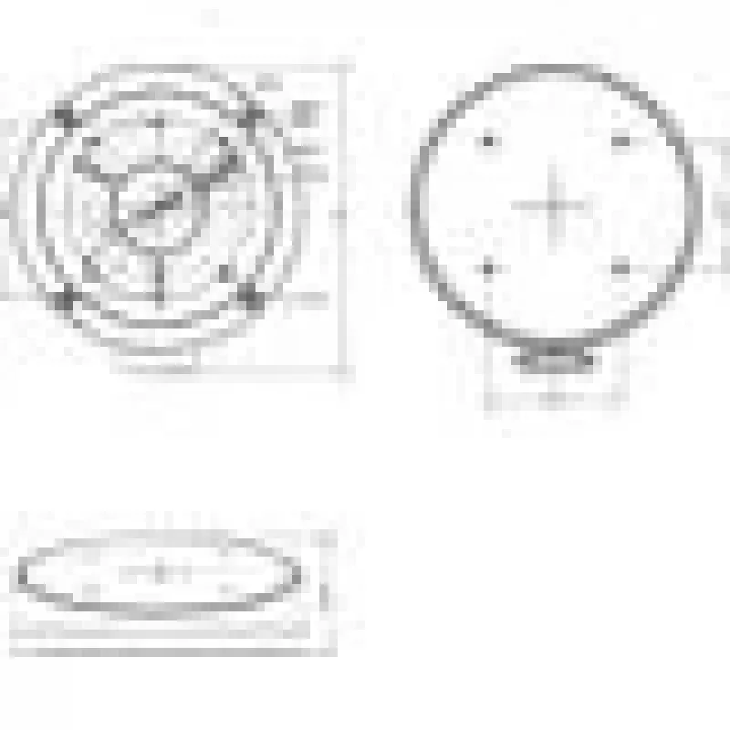 Hikvision DS-1281ZJ-S Junction Box for Dome/Turret Cameras, White, Aluminum Alloy