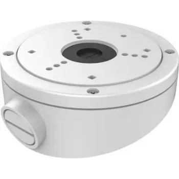 Hikvision DS-1281ZJ-S Junction Box for Dome/Turret Cameras, White, Aluminum Alloy