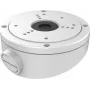 Hikvision DS-1281ZJ-S Junction Box for Dome/Turret Cameras, White, Aluminum Alloy