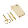 ZWILLING Manicure Pedicure Set 3-Piece with Nail Scissors, Leather Case (97747-001-0)
