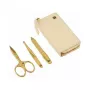 ZWILLING Manicure Pedicure Set 3-Piece with Nail Scissors, Leather Case (97747-001-0)