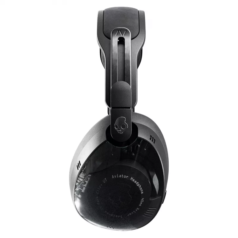 Skullcandy Aviator 900 ANC TWS Wireless Over-Ear Headphones with Active Noise Canceling, Black