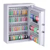 OLYMPIA GOsafe 50B Key Safe with Electronic Code Lock, 50 Hooks, Grey, Wall-Mountable, Solid Steel