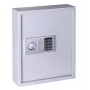 OLYMPIA GOsafe 50B Key Safe with Electronic Code Lock, 50 Hooks, Grey, Wall-Mountable, Solid Steel