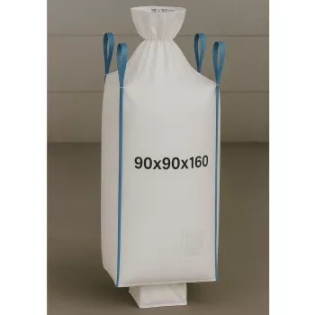 EXTRALINK Big Bag U+2 90x90x160cm 1000kg with Discharge Spout