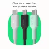 GREEN CELL USB-C to USB-C PowerStream 100W Braided Cable 1.2m Black