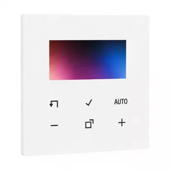 JUNG TRDLS1790WW Room Temperature Controller with Display Standard Alpine White