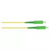 Good Connections OS2 Single-mode Simplex Fiber Optic Patch Cable LC/SC 9/125µm 20m Yellow