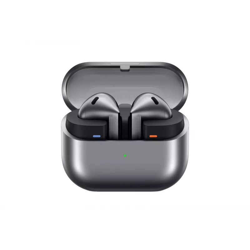 Samsung Galaxy Buds3 True Wireless Stereo (TWS) In-Ear Headset with Active Noise Cancellation, Bluetooth 5.4, IP57, Silver