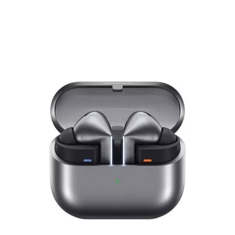 Samsung Galaxy Buds3 True Wireless Stereo (TWS) In-Ear Headset with Active Noise Cancellation, Bluetooth 5.4, IP57, Silver