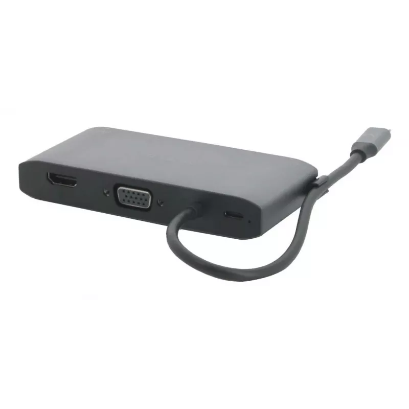Mobilis USB-C Docking Station 8-in-1 100W PD HDMI 4K VGA Space Gray