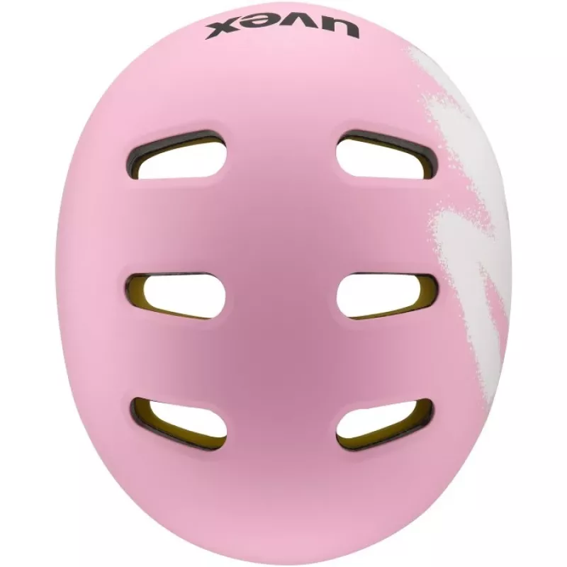 UVEX Kid 4 Style MIPS Kids Bicycle Helmet - Spray Strawberry Matt (51-55 cm)