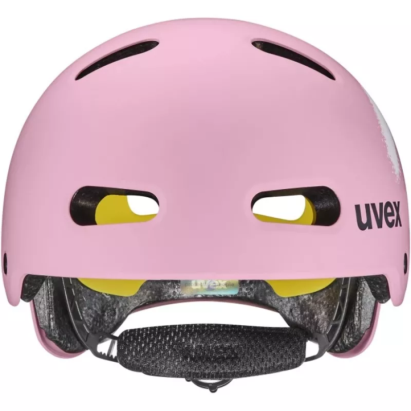 UVEX Kid 4 Style MIPS Kids Bicycle Helmet - Spray Strawberry Matt (51-55 cm)