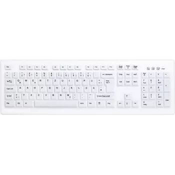 Active Key AK-C8100F Full-size Wired USB Keyboard QWERTZ Swiss Layout White