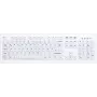 Active Key AK-C8100F Full-size Wired USB Keyboard QWERTZ Swiss Layout White