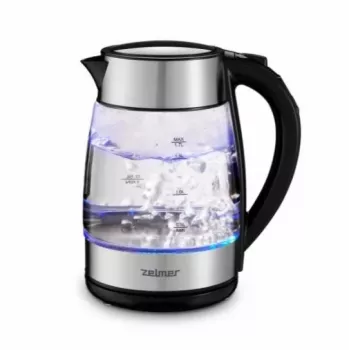 Zelmer ZCK8026 Electric Kettle 1.7 L 2200 W Black, Transparent
