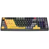 A4Tech Bloody S98 Sports Lime Mechanical Keyboard, BLMS Red Plus Switches, 98-Key Compact, RGB Backlight, USB-C Detachable