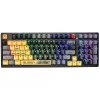 A4Tech Bloody S98 Sports Lime Mechanical Keyboard, BLMS Red Plus Switches, 98-Key Compact, RGB Backlight, USB-C Detachable