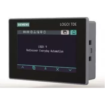 Siemens LOGO! TD Text Display 6-Line for LOGO! 8, Ethernet, IP65, 4 Function Keys, 12/24V DC, 6ED1055-4MH08-0BA1