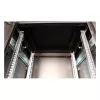 ROLINE 19-Inch Network Cabinet Pro 22U, 600x600 mm (WxD), Glass Door, Black