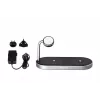 Verbatim 3-in-1 Wireless Charging Station with AC Power Adapter - Black