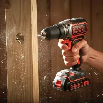 Black & Decker BL186KB-QW 18V Cordless Brushless Hammer Drill 1650 RPM (2x1.5Ah Batteries, Charger, Case)