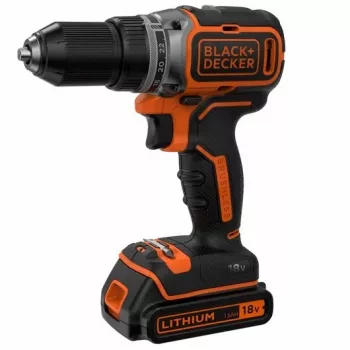 Black & Decker BL186KB-QW 18V Cordless Brushless Hammer Drill 1650 RPM (2x1.5Ah Batteries, Charger, Case)