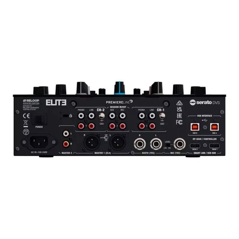 RELOOP Elite – Professional 2-Channel DVS Mixer for Serato DJ Pro