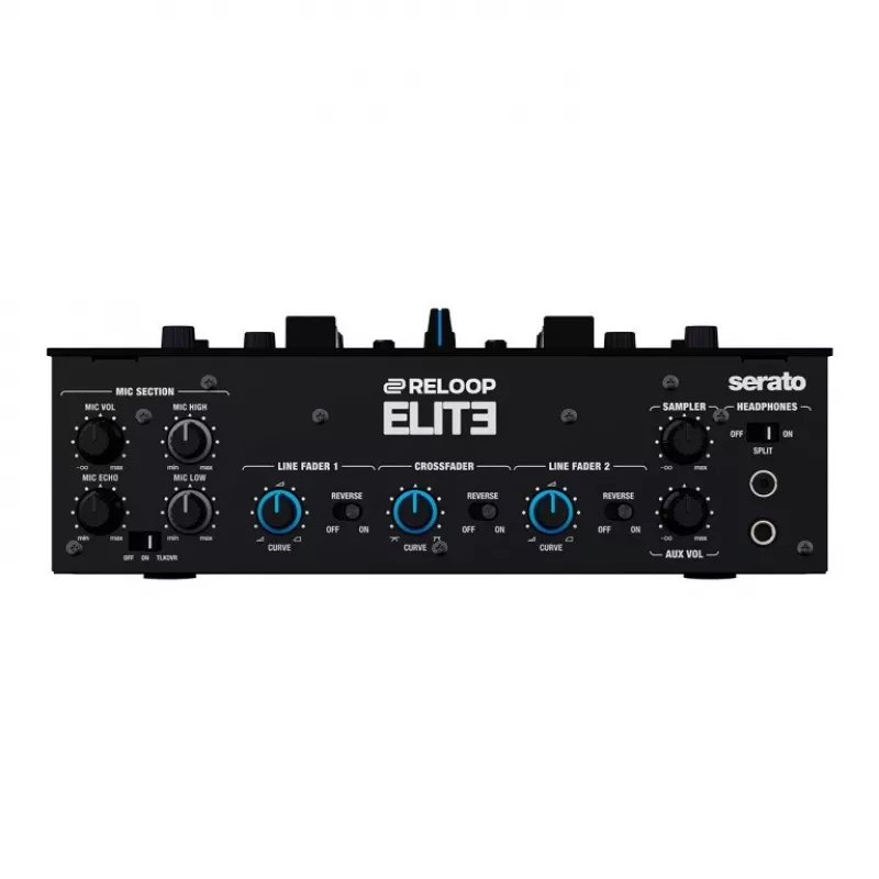 RELOOP Elite – Professional 2-Channel DVS Mixer for Serato DJ Pro