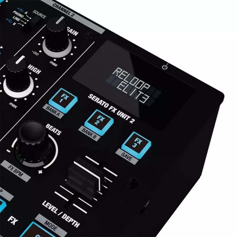 RELOOP Elite – Professional 2-Channel DVS Mixer for Serato DJ Pro