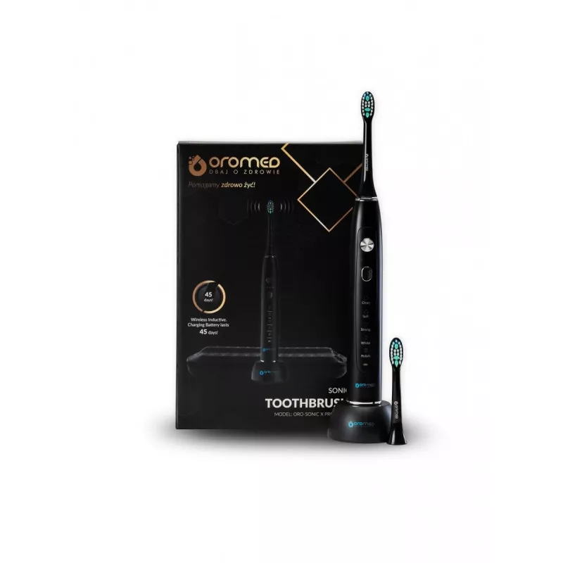 oromed ORO-SONIC X PRO BLACK Sonic Toothbrush