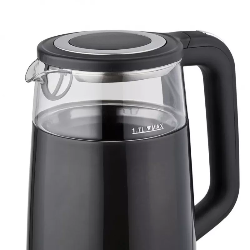 ELDOM C530 NEVO Electric Kettle 1.7 L 2200 W Black, Transparent