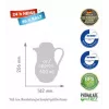 ROTPUNKT 530-01-00-0 Vacuum Flask 0.5 L Ivory
