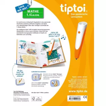 RAVENSBURGER tiptoi Lern mit mir! Mathe 1. Klasse Interactive Learning Book