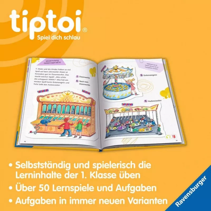 RAVENSBURGER tiptoi Lern mit mir! Mathe 1. Klasse Interactive Learning Book