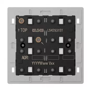 JUNG KNX Push-button Sensor Module LS 4293 1ST, 3-gang, F40, Secure, LS-Design