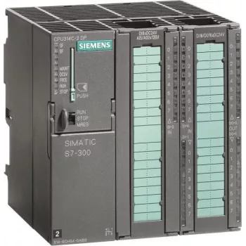Siemens SIMATIC S7-300 CPU 314C-2 DP Compact CPU with MPI, 24 DI/16 DO, 4 AI/2 AO, 96 KB Work Memory