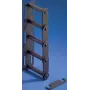Rittal Cable Routing Set - RAL 9005 - 4U - for VX IT, TS IT, TE Enclosures