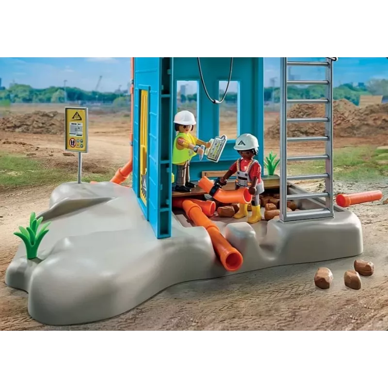 Playmobil Action Heroes 71650 Construction Site Playset