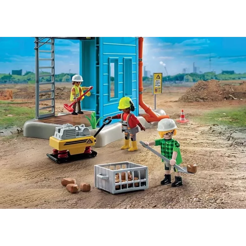 Playmobil Action Heroes 71650 Construction Site Playset