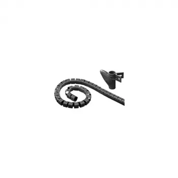 TECHLY Flexible Cable Cover 2.5m 25mm Diameter Black