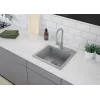 DEANTE Kitchen Mixer Tap Grey Graphite Single-Lever Brass Swivel U-Spout