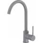 DEANTE Kitchen Mixer Tap Grey Graphite Single-Lever Brass Swivel U-Spout